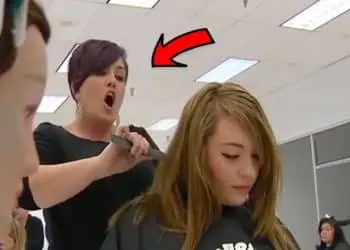 Hairdresser Discovers Something Hidden in Girl’s Hair and Immediately Calls the Police!